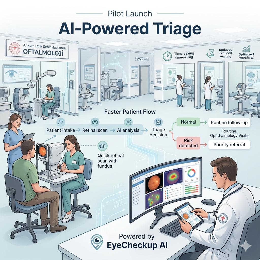 Etlik Sehir hastanesi ophthalmology triage - EyeCheckup pilot